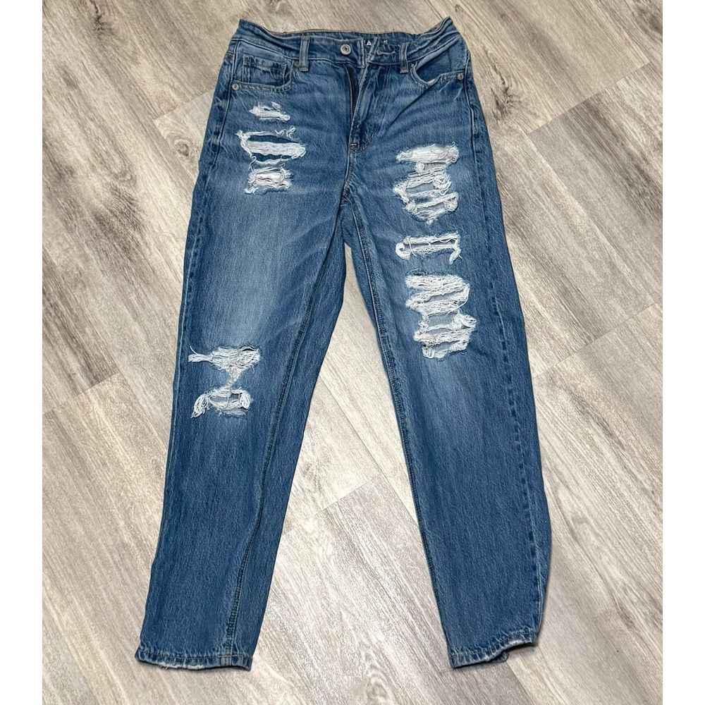 American Eagle moms straight Jeans size 0 regular‎